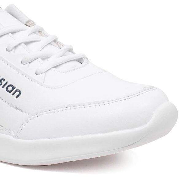 BRUTON EVA Lite Sports Running,Walking & Gym, School Shoes Lightweight Extra Jump Casual Sneaker Lace-Up Shoes for Men's & Boy's - White - Image 3