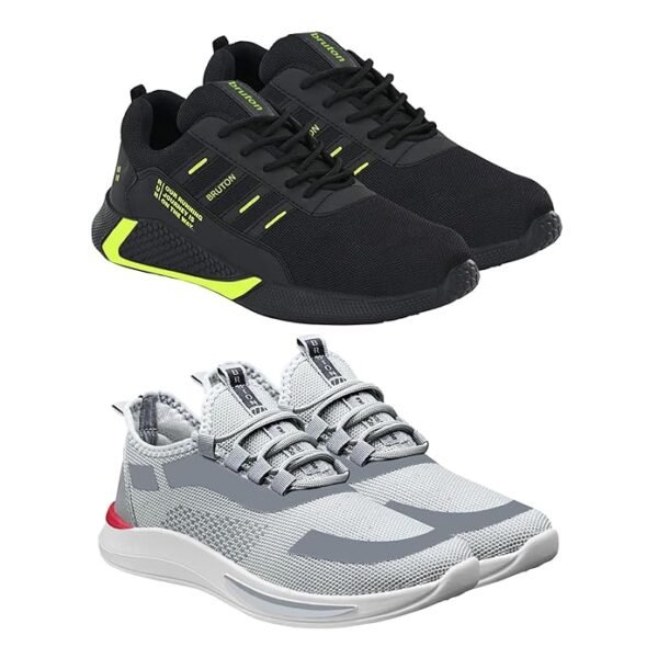 BRUTON Shoes, Men's Sports Shoes, Perfect Sport Shoes & Running Shoes for Men's (Pack of 2 Combo) - Image 4